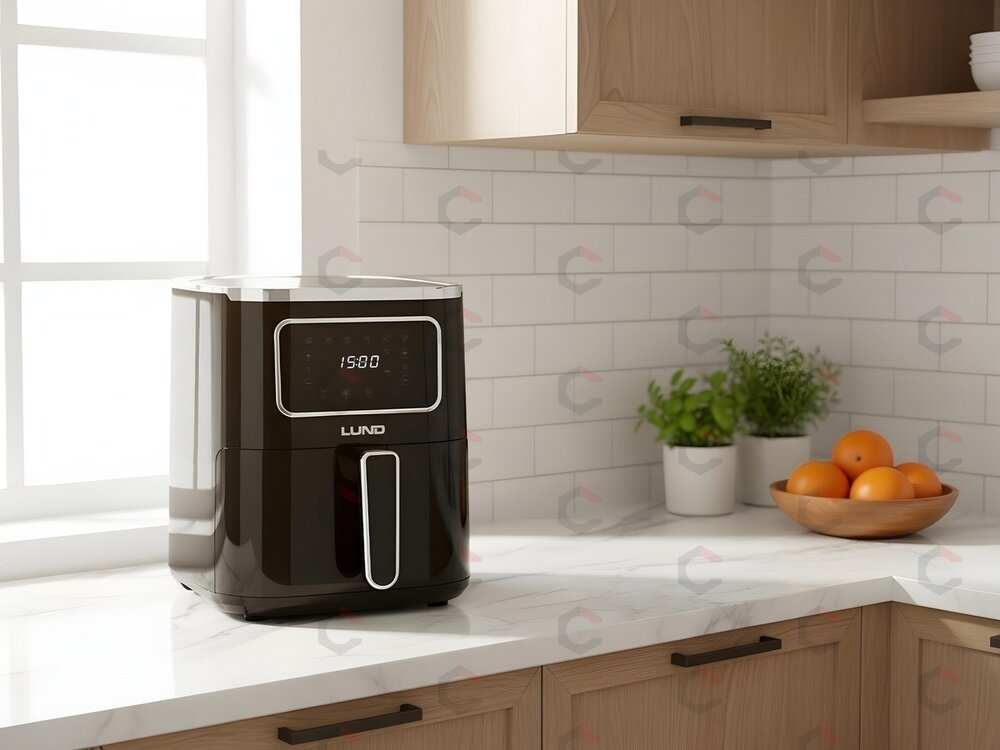 Karšto oro gruzdintuvė | be aliejaus, LCD valdymas | 5 L, 1450 W (67561) 10