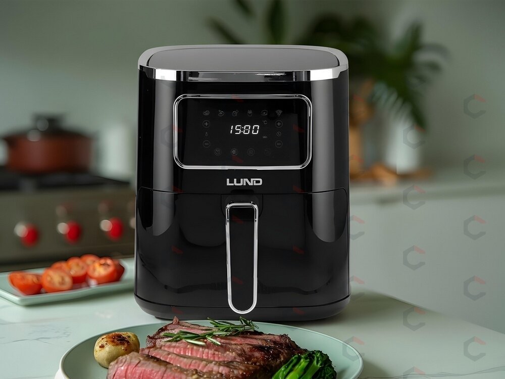 Karšto oro gruzdintuvė | be aliejaus, LCD valdymas | 5 L, 1450 W (67561) 11