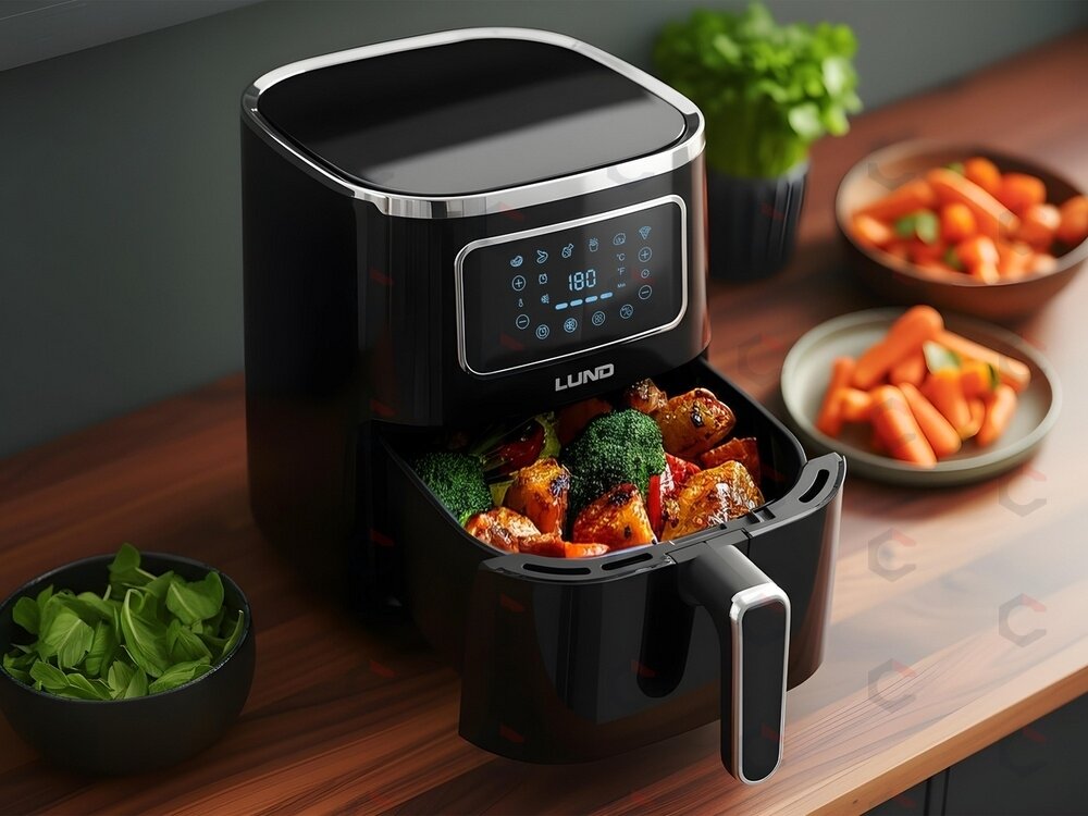 Karšto oro gruzdintuvė | be aliejaus, LCD valdymas | 5 L, 1450 W (67561) 12
