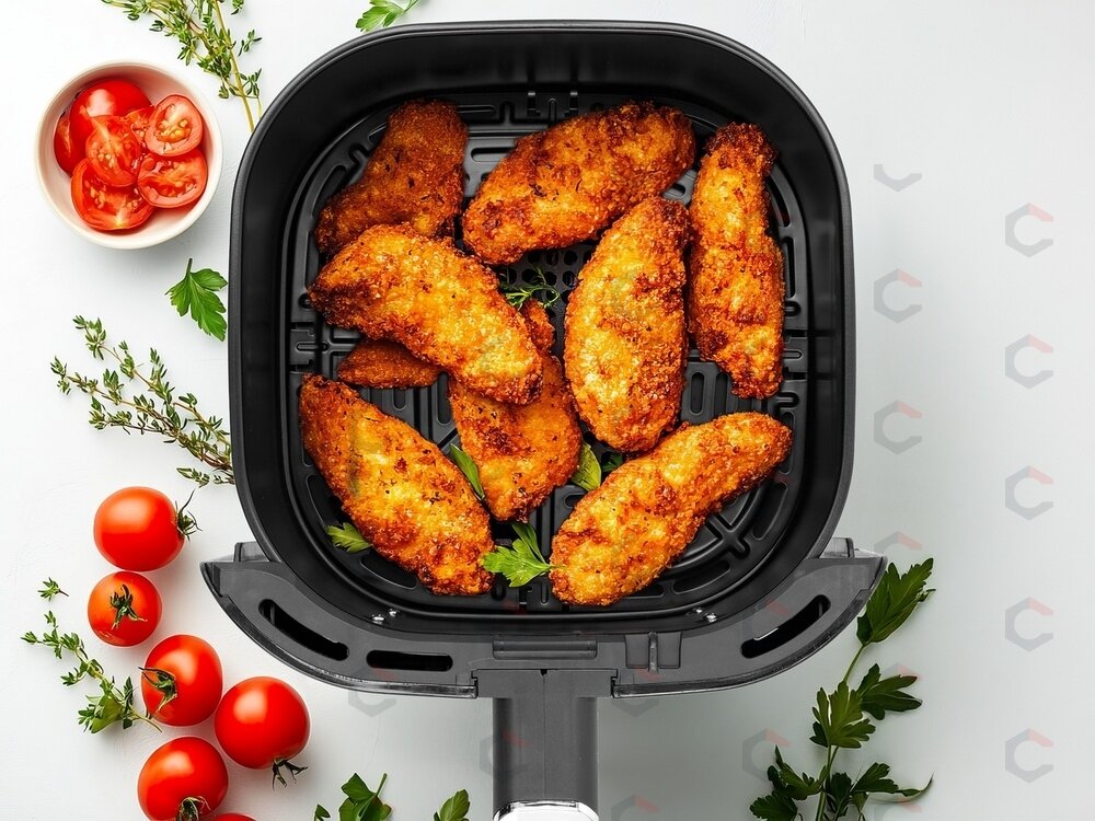 Karšto oro gruzdintuvė | be aliejaus, LCD valdymas | 5 L, 1450 W (67561) 13