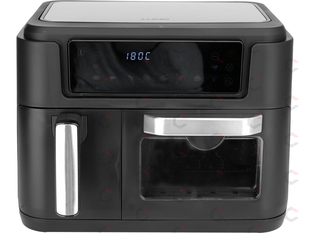 Karšto oro gruzdintuvė dviguba | be aliejaus, juoda | 2400 W, 3.5 L + 7.5 L (67564) 1