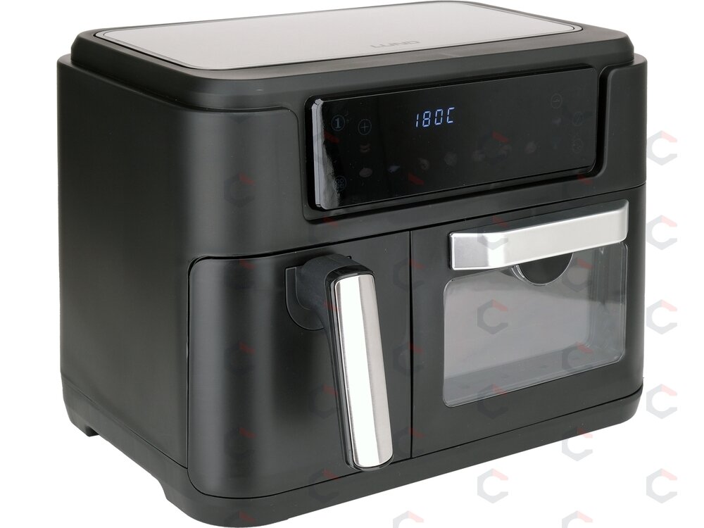 Karšto oro gruzdintuvė dviguba | be aliejaus, juoda | 2400 W, 3.5 L + 7.5 L (67564) 2