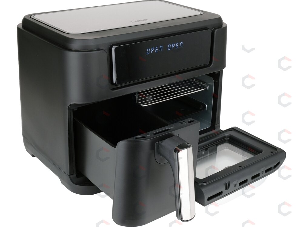 Karšto oro gruzdintuvė dviguba | be aliejaus, juoda | 2400 W, 3.5 L + 7.5 L (67564) 4