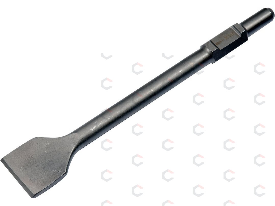 Kaltas plokščias | asfaltui ir betonui | 75 x 450 mm / HEX antgalis (YT-47370) Kaltas plokščias | asfaltui ir betonui | 75 x 450 mm / HEX antgalis (YT-47370)