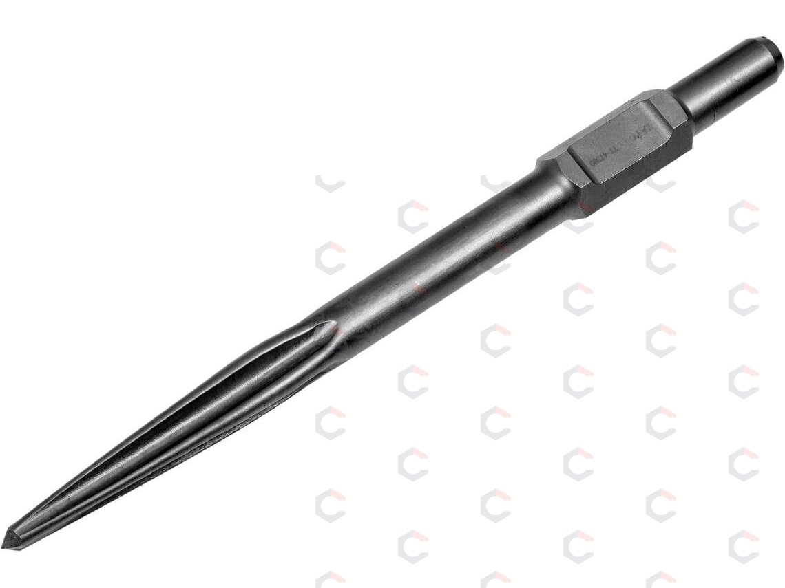 Kaltas smailas aštrus | asfaltui ir betonui | 410 mm / HEX antgalis (YT-47380) Kaltas smailas aštrus | asfaltui ir betonui | 410 mm / HEX antgalis (YT-47380)