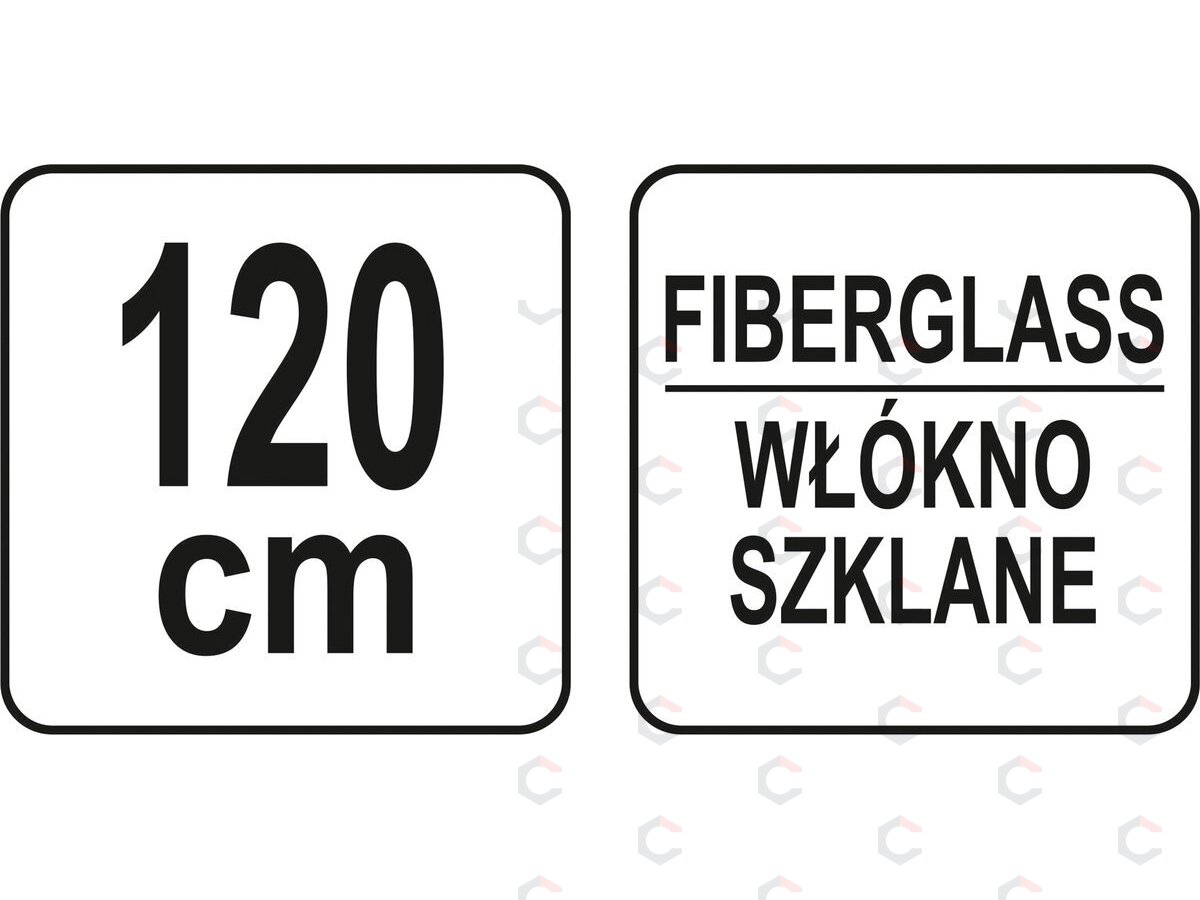 Tiesus kastuvas | 17,5 x 27 cm | stiklo pluoštas | 120 cm (35836) 1 Tiesus kastuvas | 17,5 x 27 cm | stiklo pluoštas | 120 cm (35836) 1