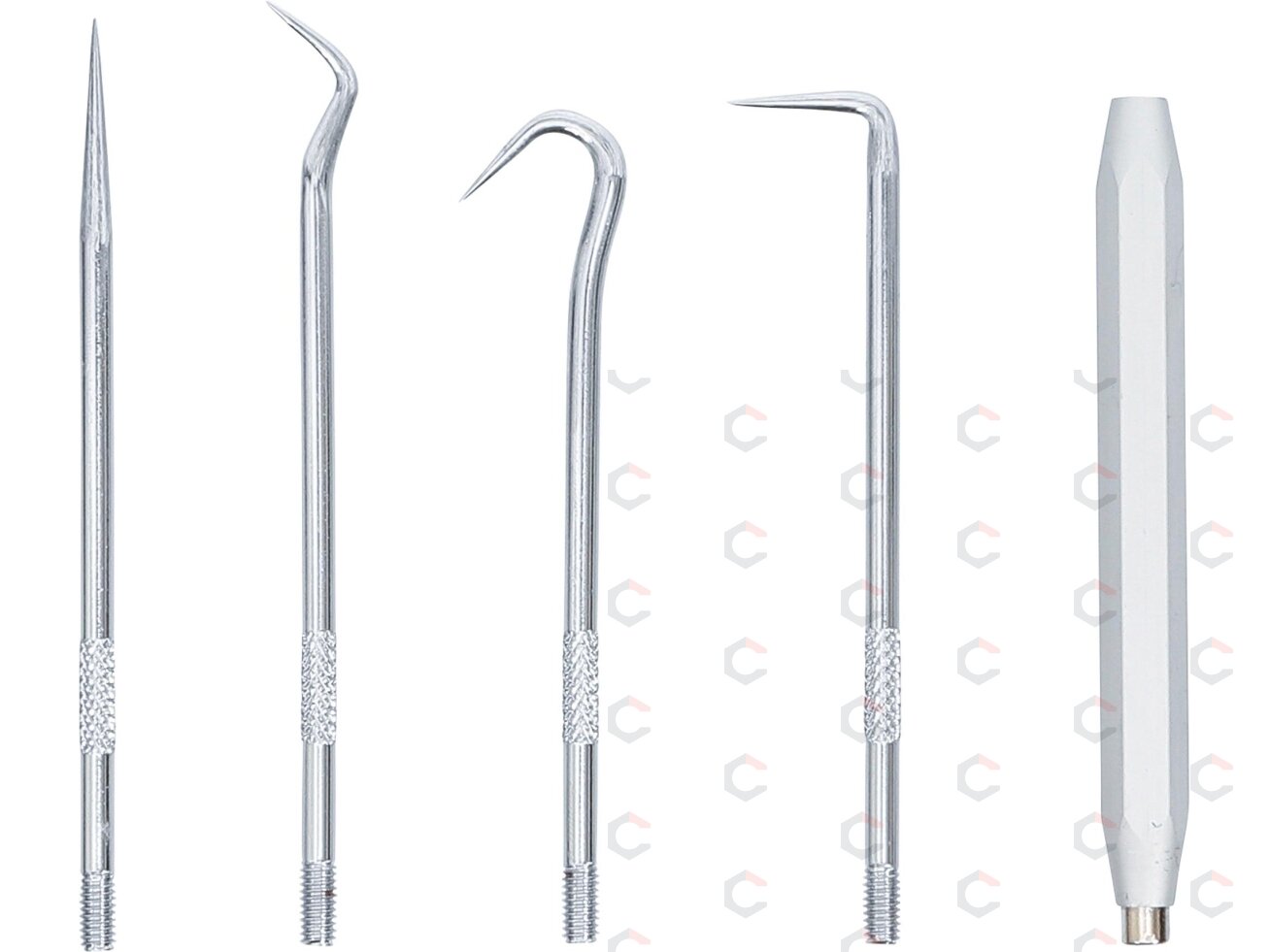 Kabliukai / krapštukai | su magnetu | 5 vnt. (8035) 2 Kabliukai / krapštukai | su magnetu | 5 vnt. (8035) 2