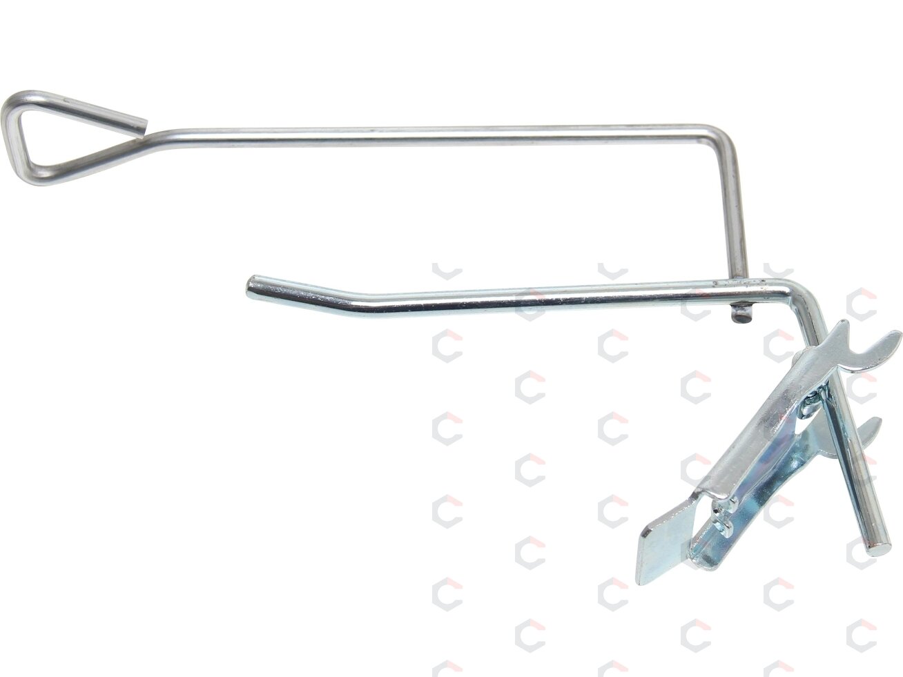 Kablys prekybiniam stendui su sklende | 100 x 4,8 mm (89927) Kablys prekybiniam stendui su sklende | 100 x 4,8 mm (89927)