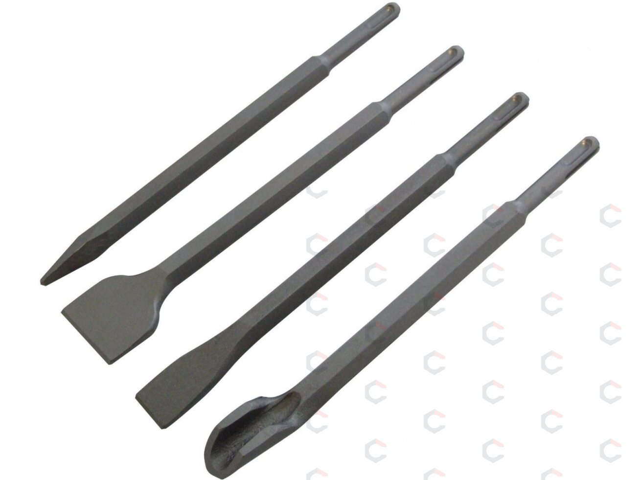Kaltų betonui rinkinys | SDS+ | 4 vnt. (ED-3006) Kaltų betonui rinkinys | SDS+ | 4 vnt. (ED-3006)