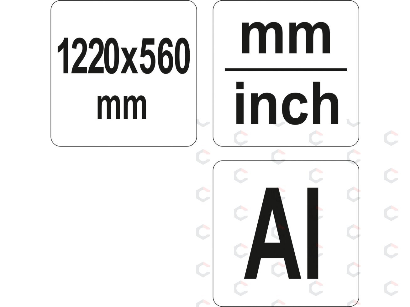 Kampainis reguliuojamas | aliuminis | 1270 mm x 560 mm (YT-70792) 3 Kampainis reguliuojamas | aliuminis | 1270 mm x 560 mm (YT-70792) 3