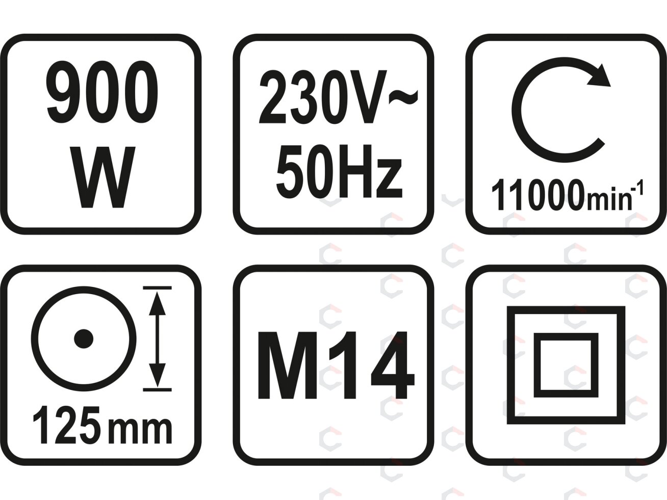 Kampinis šlifuoklis | 900W | 125 mm (79119) 3 Kampinis šlifuoklis | 900W | 125 mm (79119) 3