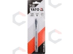 Kaltas plokščias – CrV60, veidrodinis chromas – 125 mm / 12 mm (YT-4693) 1 Kaltas plokščias – CrV60, veidrodinis chromas – 125 mm / 12 mm (YT-4693) 1