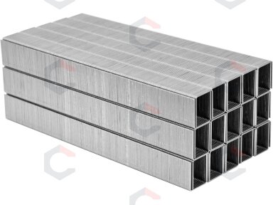 Kabės kabiamūšiui | 16X13 mm / 0,95 mm x 4500 vnt. (71972) Kabės kabiamūšiui | 16X13 mm / 0,95 mm x 4500 vnt. (71972)
