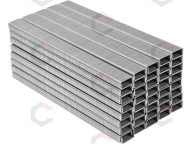 Kabės kabiamūšiui | 6X13 mm / 0,95 mm x 12000 vnt. (71970) Kabės kabiamūšiui | 6X13 mm / 0,95 mm x 12000 vnt. (71970)