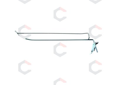 Kablys prekybiniam stendui su atrama ir skersiniu 300 x 4.8 mm (89917) Kablys prekybiniam stendui su atrama ir skersiniu 300 x 4.8 mm (89917)