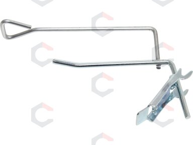 Kablys prekybiniam stendui su sklende | 100 x 4,8 mm (89927) Kablys prekybiniam stendui su sklende | 100 x 4,8 mm (89927)