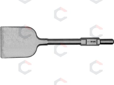 Kaltas plokščias | asfaltui ir betonui | 125 x 450 mm / HEX antgalis (YT-47372)