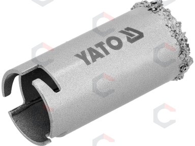 Karbidinė karūna | Ø 33 mm | pjovimo gylis 65 mm (YT-43910) Karbidinė karūna | Ø 33 mm | pjovimo gylis 65 mm (YT-43910)
