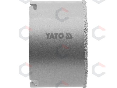 Karūnėlė gręžimui | volframo karbidas | Ø 103 mm | 65 mm gylis (YT-43916) Karūnėlė gręžimui | volframo karbidas | Ø 103 mm | 65 mm gylis (YT-43916)