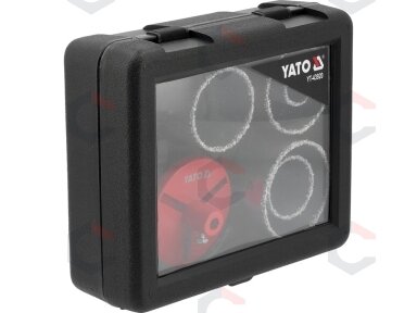 Karūnėlių komplektas | su volframo karbidu | 33–83 mm | 7 vnt. (YT-43920) Karūnėlių komplektas | su volframo karbidu | 33–83 mm | 7 vnt. (YT-43920)