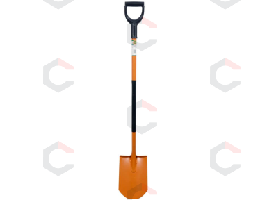 Profiliuotas aštrus kastuvas | 45 HRC | metalinė rankena (35721)