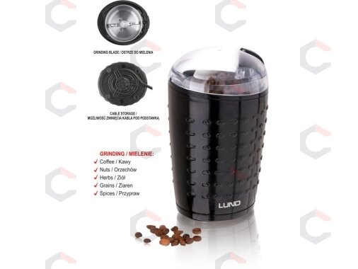 Kavamalė | Su stovu | juoda | 150W (68481) 5 Kavamalė | Su stovu | juoda | 150W (68481) 5