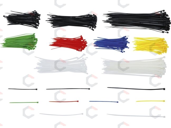 Kabelių jungčių asortimentas | spalvoti | 100 x 200 mm | 450 vnt. (80873) 2 Kabelių jungčių asortimentas | spalvoti | 100 x 200 mm | 450 vnt. (80873) 2