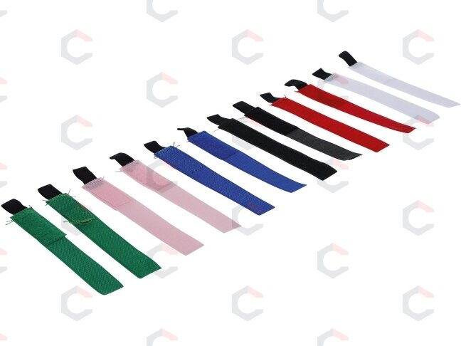 Kabelių raiščių asortimentas (velcro) | 20 x 190 mm | 12 vnt. (80825) Kabelių raiščių asortimentas (velcro) | 20 x 190 mm | 12 vnt. (80825)