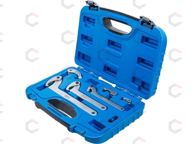 Kablio tipo veržliarakčių rinkinys | 35 - 120 mm | 8 vnt. (8542) 3 Kablio tipo veržliarakčių rinkinys | 35 - 120 mm | 8 vnt. (8542) 3