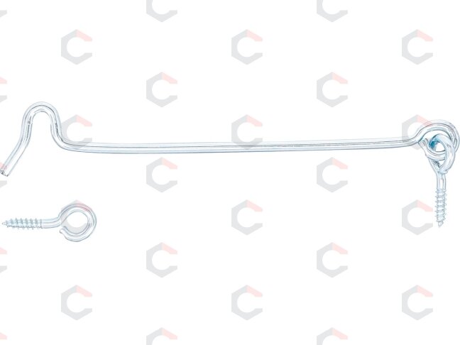 Kabliukas ilgas | 4,0 x 160 mm (80940) 1