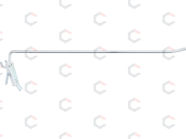 Kablys prekybiniam stendui su atramine rankena ir skersiniu kaiščiu | 200 x 4,8 mm (89918) 1 Kablys prekybiniam stendui su atramine rankena ir skersiniu kaiščiu | 200 x 4,8 mm (89918) 1