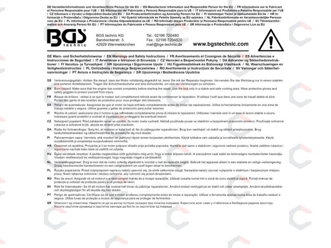 Kaitinimo žvakių taisymo įrankių rinkinys | 3 vnt. (65630) 6 Kaitinimo žvakių taisymo įrankių rinkinys | 3 vnt. (65630) 6