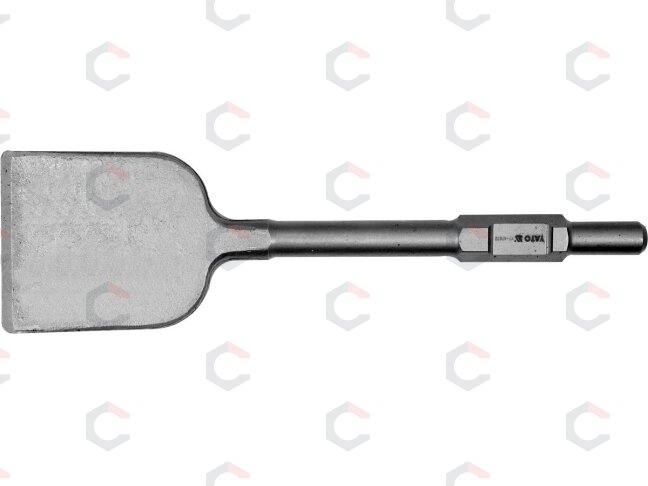 Kaltas plokščias | asfaltui ir betonui | 125 x 450 mm / HEX antgalis (YT-47372) 1 Kaltas plokščias | asfaltui ir betonui | 125 x 450 mm / HEX antgalis (YT-47372) 1