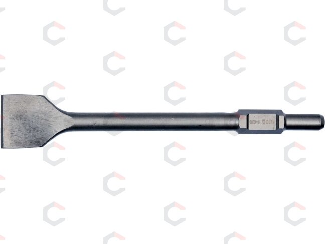 Kaltas plokščias | asfaltui ir betonui | 75 x 450 mm / HEX antgalis (YT-47370) 1 Kaltas plokščias | asfaltui ir betonui | 75 x 450 mm / HEX antgalis (YT-47370) 1