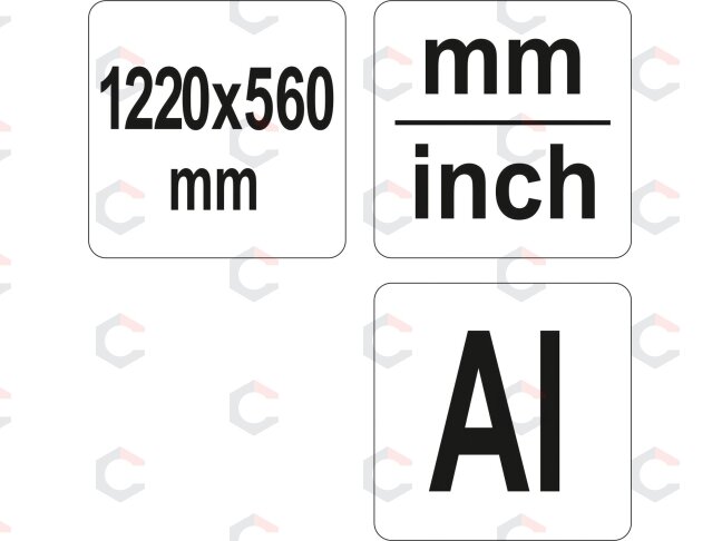 Kampainis reguliuojamas | aliuminis | 1270 mm x 560 mm (YT-70792) 3 Kampainis reguliuojamas | aliuminis | 1270 mm x 560 mm (YT-70792) 3