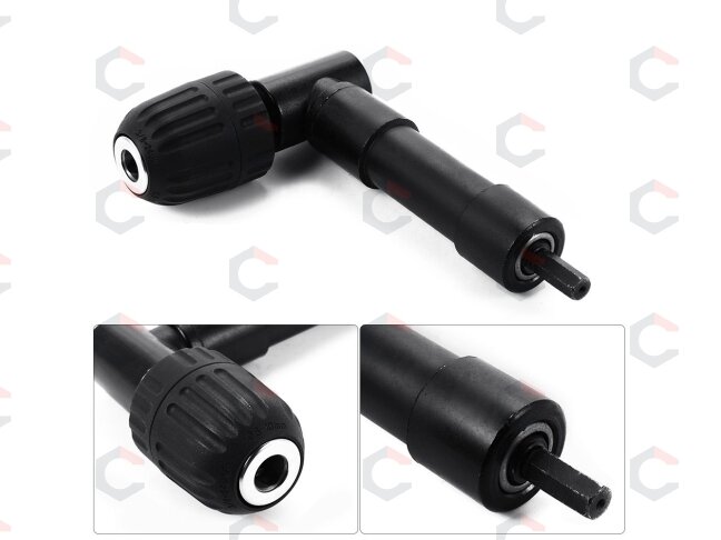 Kampinis priedas grąžtui | aliuminis korpusas | 10 mm (SKA06) 3 Kampinis priedas grąžtui | aliuminis korpusas | 10 mm (SKA06) 3