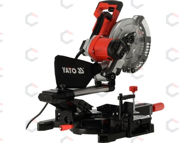 Skersavimo pjūklas su pratraukimu ir lazeriu | 1800 W | 255 mm (YT-821732) 1 Skersavimo pjūklas su pratraukimu ir lazeriu | 1800 W | 255 mm (YT-821732) 1