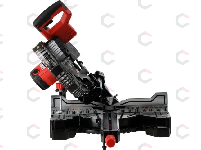 Skersavimo pjūklas su pratraukimu ir lazeriu | 1800 W | 255 mm (YT-821732) 5 Skersavimo pjūklas su pratraukimu ir lazeriu | 1800 W | 255 mm (YT-821732) 5