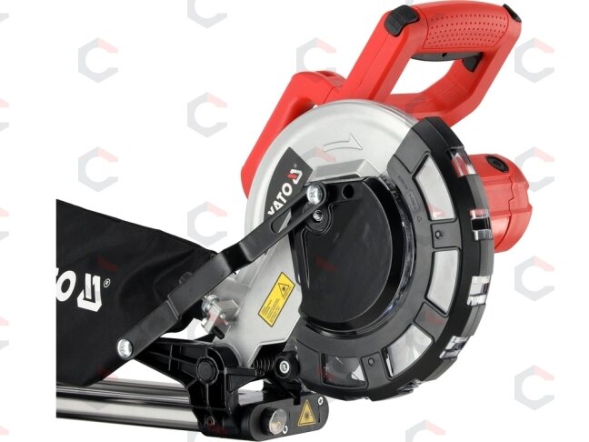 Skersavimo pjūklas su pratraukimu ir lazeriu | 2000 W | 216 mm (YT-821710) 6
