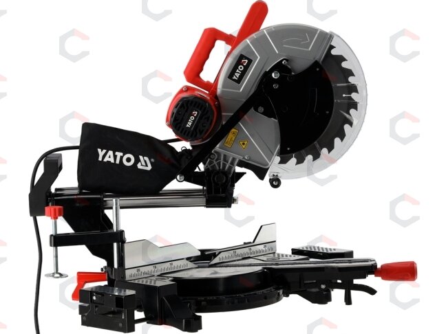 Skersavimo pjūklas su pratraukimu ir lazeriu | 2000 W | 305 mm (YT-82176) 3 Skersavimo pjūklas su pratraukimu ir lazeriu | 2000 W | 305 mm (YT-82176) 3