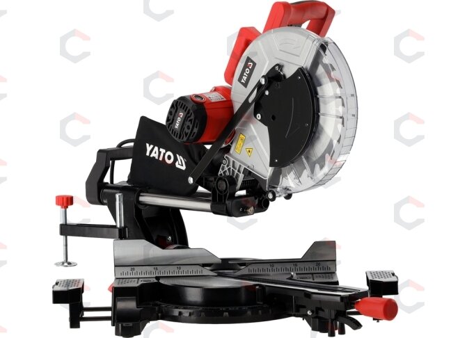 Skersavimo pjūklas su pratraukimu ir lazeriu | 2000 W | 305 mm (YT-82176) Skersavimo pjūklas su pratraukimu ir lazeriu | 2000 W | 305 mm (YT-82176)