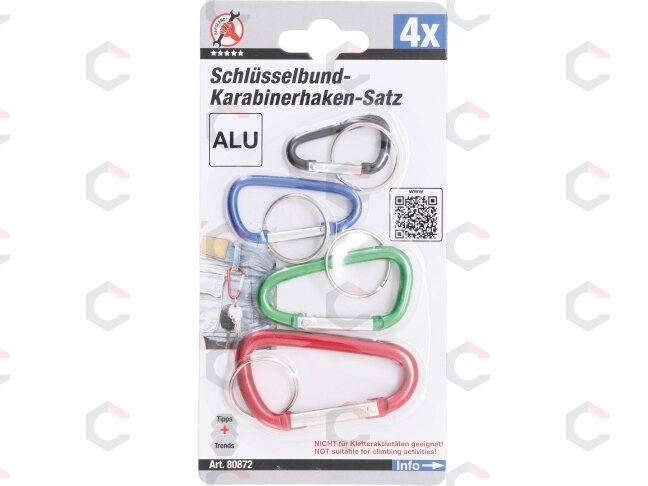 Karabinų rinkinys | 4 vnt. (80872) 2 Karabinų rinkinys | 4 vnt. (80872) 2