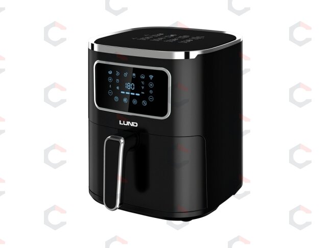 Karšto oro gruzdintuvė | be aliejaus, LCD valdymas | 5 L, 1450 W (67561) 1