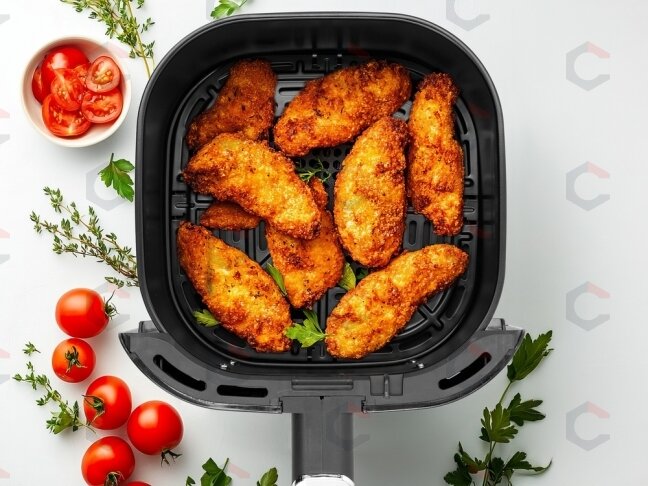 Karšto oro gruzdintuvė | be aliejaus, LCD valdymas | 5 L, 1450 W (67561) 13