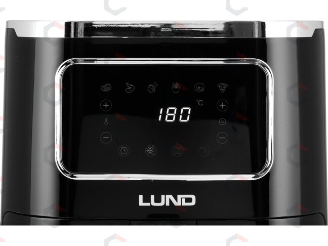 Karšto oro gruzdintuvė | be aliejaus, LCD valdymas | 5 L, 1450 W (67561) 8