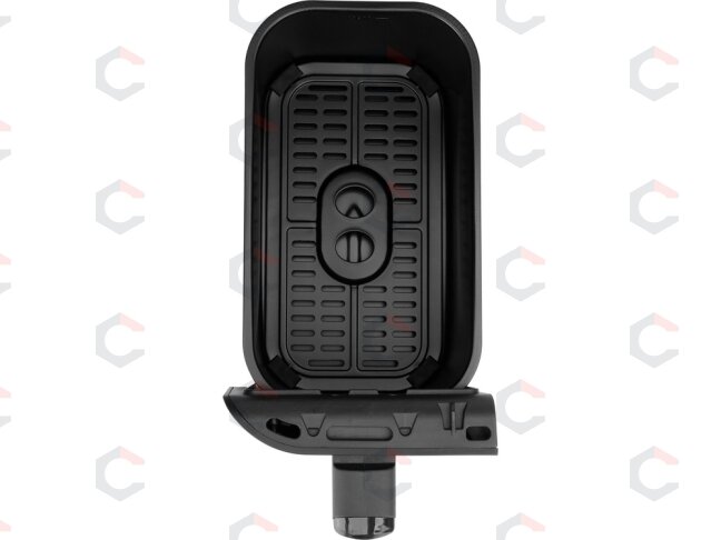 Karšto oro gruzdintuvė dviguba | be aliejaus, juoda | 2400 W, 3.5 L + 7.5 L (67564) 7
