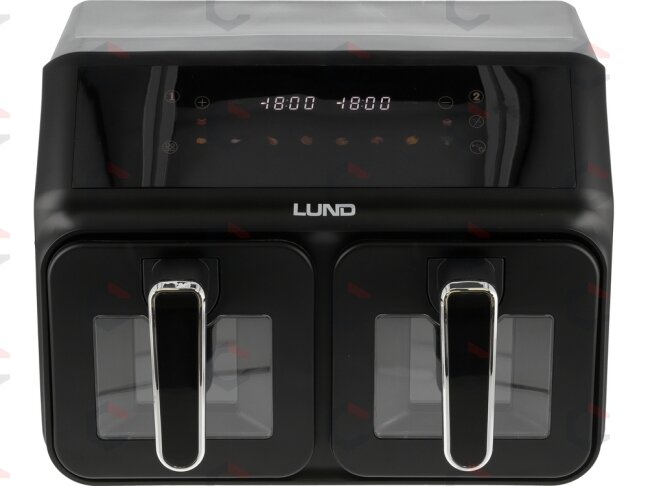 Karšto oro gruzdintuvė dviguba | be aliejaus, LCD valdymas | 4 L + 4 L (67563) 3 Karšto oro gruzdintuvė dviguba | be aliejaus, LCD valdymas | 4 L + 4 L (67563) 3