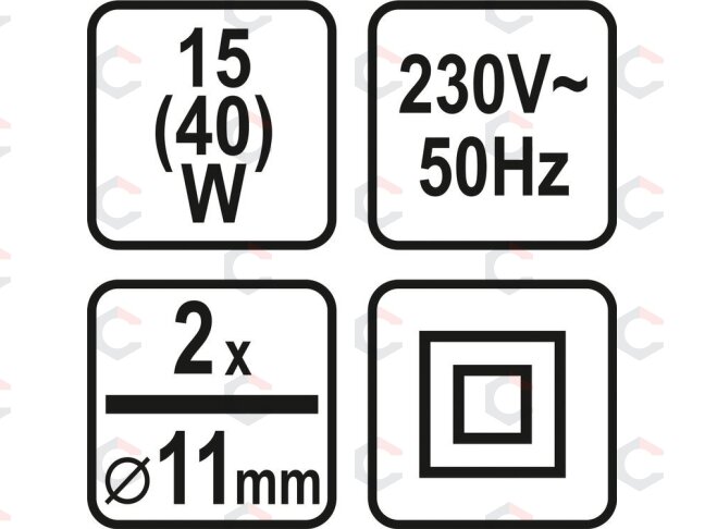 Karštų klijų pistoletas | 11 mm / 40W (73056) 3 Karštų klijų pistoletas | 11 mm / 40W (73056) 3