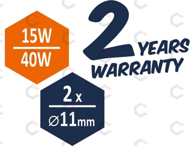 Karštų klijų pistoletas | 11 mm / 40W (73056) 4 Karštų klijų pistoletas | 11 mm / 40W (73056) 4