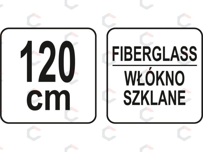 Tiesus kastuvas | 17,5 x 27 cm | stiklo pluoštas | 120 cm (35836) 1 Tiesus kastuvas | 17,5 x 27 cm | stiklo pluoštas | 120 cm (35836) 1